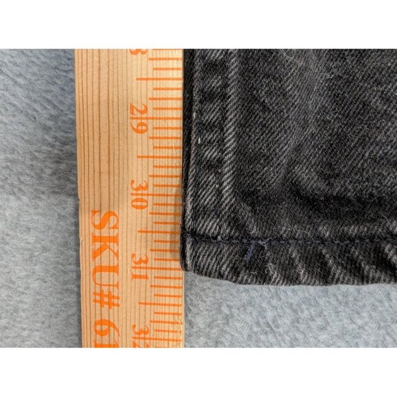 Vintage Levi's 551 Jeans Womens 4 Black Relaxed Fit Tapered Leg Made USA 90s - Picture 7 of 15